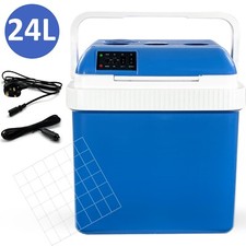 12V AC/DC 24L Portable Car Picnic Camping Travel Warmer & Cooler Box Mini Fridge