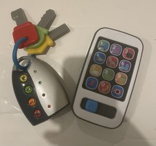 Joblot Bundle Kids Children’s Battery Powered Toy Telephone and Car Keys Bundle