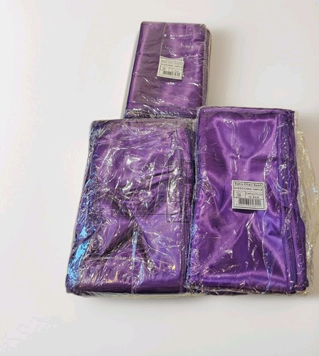 100 cadbury purple satin chair - cadbury,