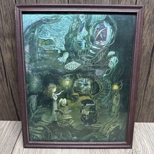 VINTAGE Dufex Foil Art Framed