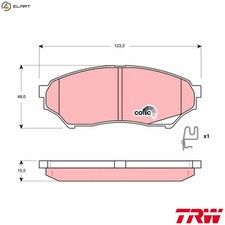BRAKE PAD SET DISC BRAKE