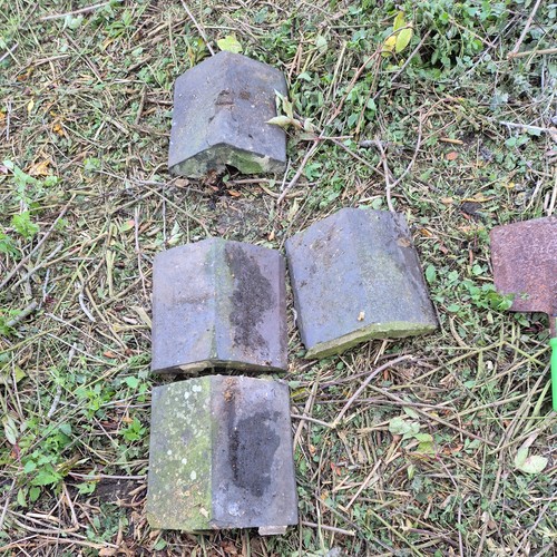 Victorian black wall coping - victorian,