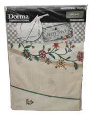 Dorma Tablecloth Vtg Circular