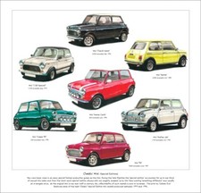 CLASSIC MINI (SPECIAL EDITIONS) - FINE ART PRINT -  Sprite Cooper 35 Monte Carlo