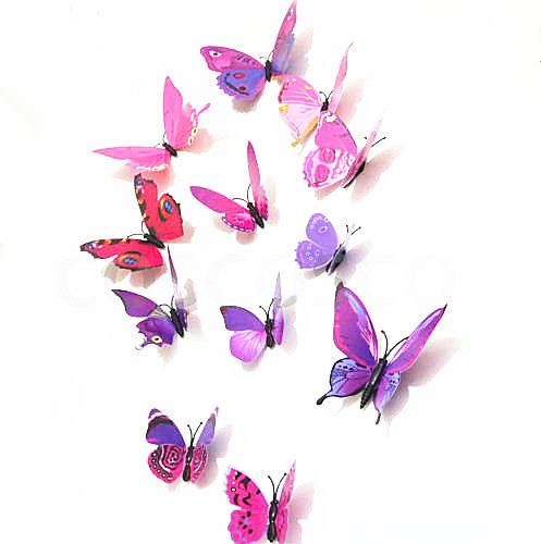 12pcs pin butterfly art - 12pcs,