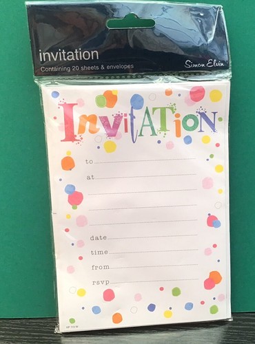Simon elvin invitations - simon,