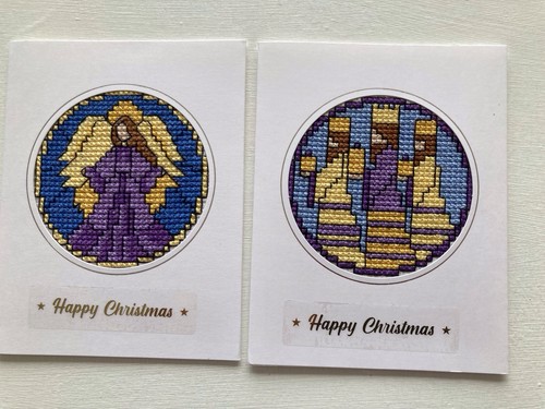 Completed christmas cross - completed,