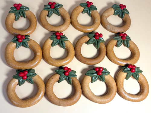 Christmas napkin rings - 12,