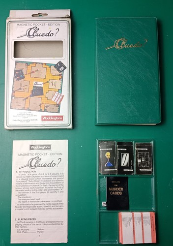 Pocket cluedo waddingtons - cluedo,