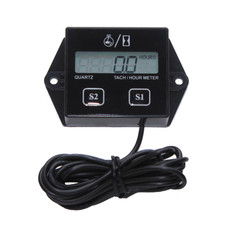 Digital Tachometer,Rpm Meter, Inductive Hour Meter for 2 Stroke & 4 Stroke Small
