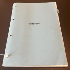 Honda CBR600FM CBR 600 CBR600 FM Genuine OEM Workshop Service Manual 1990