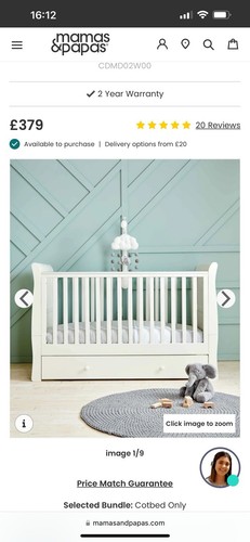 Mamas and papas mia - papas, bed