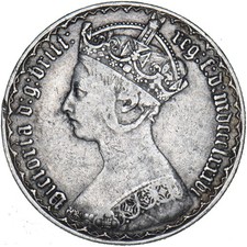 1886 Gothic Florin - Victoria