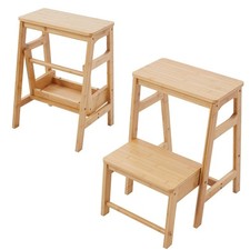 Folding wooden bamboo step - folding,