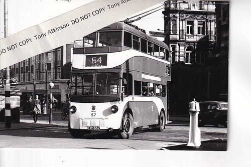 Hull corporation trolley bus - trolley,