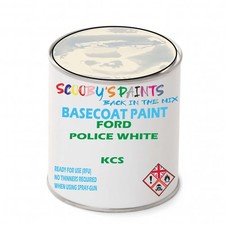 For FORD POLICE WHITE Paint