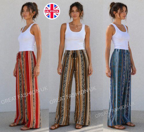 Ladies womens trousers - ladies, palazzo