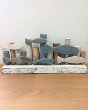 Large Wooden Shoal Of Fish