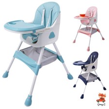 Baby High Chair, 2-in-1 High