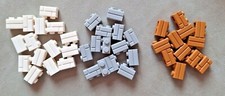 LEGO GREY,BROWN,WHITE BRICK