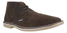 Lambretta Chiswick Mens Brown Classic Lace Up Suede Desert Ankle Boots
