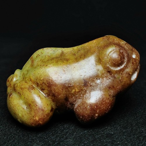 Chinese old jade carved - 2.7",