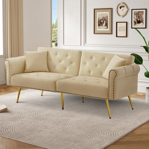Seater fabric sofa bed - 2,