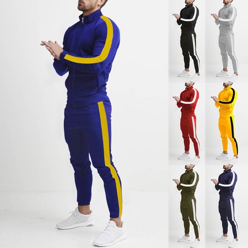 Men striped tracksuit full - men's,