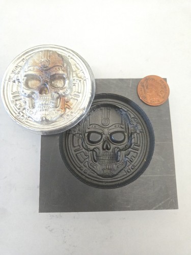 Metal skull graphite ingot - skull,