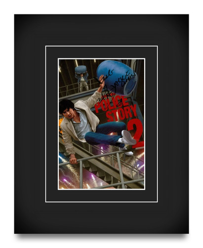 Jackie chan signed - signed, photo