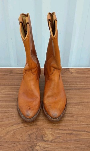 Vintage brown tan leather - brown/tan,