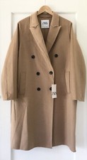 ZARA Camel Double Faced Coat