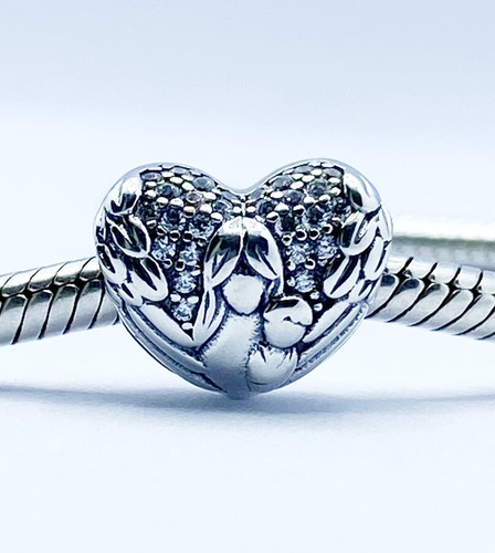 Angel wings charm bead mum - wings,
