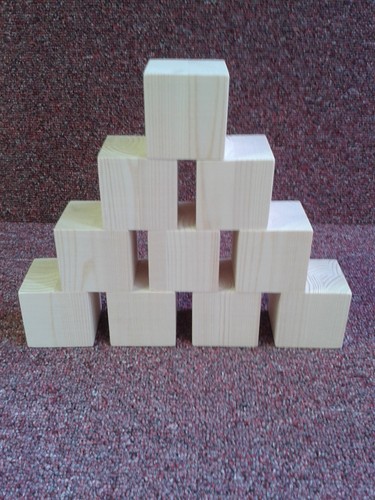 50mm pine cubes - pine,