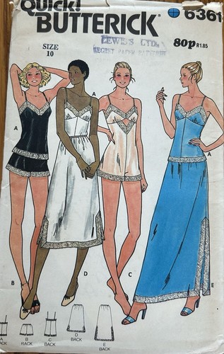 Vintage lingerie pattern - lingerie, 6361