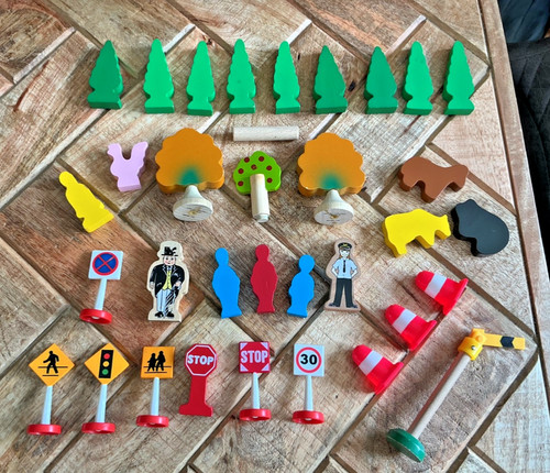 Large bundle joblot wooden - bundle,