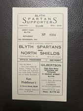 18.12.1954. Blyth Spartans v North Shields, (North Eastern League).