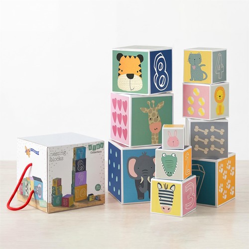 Stacking blocks nesting cubes - stacking,