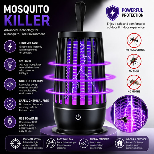 Usb rechargeable mosquito - rechargeable,