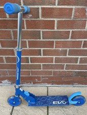 Blue 2 Wheel Evo Scooter Used