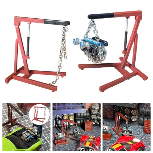 Miniature engine hoist diorama - miniature,
