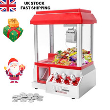 Red Candy Grabber Machine Toy Claw Game Kids Fun Crane Sweet Grab Gadget Arcade！
