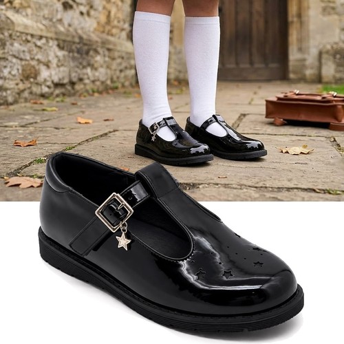 Girls school shoes patent - girls,