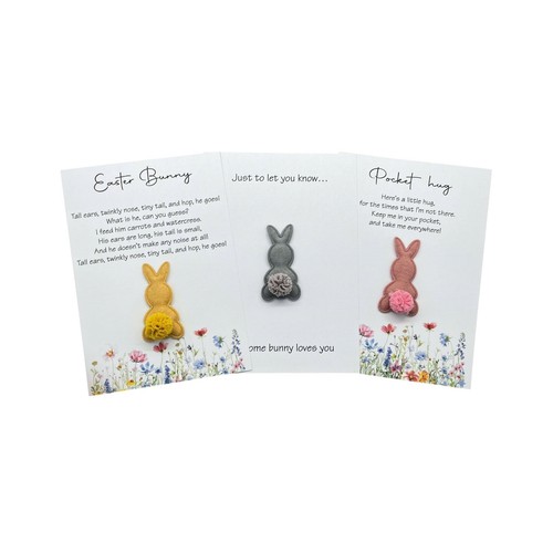 Bunny rabbit gift - rabbit, pocket