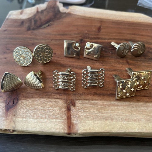 Lot pair vintage cufflinks - 6,