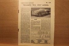 Original TRIUMPH TR3 (1957) Motor Trader Service Data No. 279