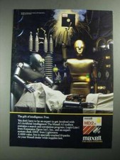1987 Maxell Floppy Disk Ad -