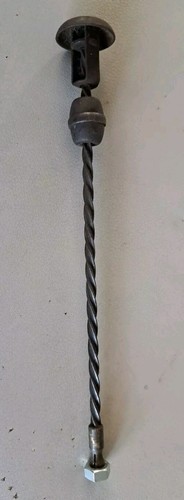 Vintage archimedes spiral - vintage, push