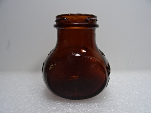 Vintage 4oz glass bovril jar - glass,