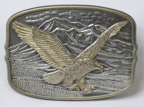 Vtg belt buckle - vtg, flying